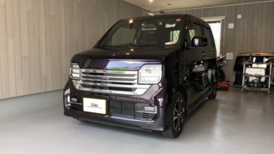 ホンダ・N-WGN　左フロントドア凹み　デントリペア