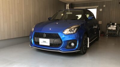 スズキ・スイフトスポーツ　ドアエッジ折れ修正